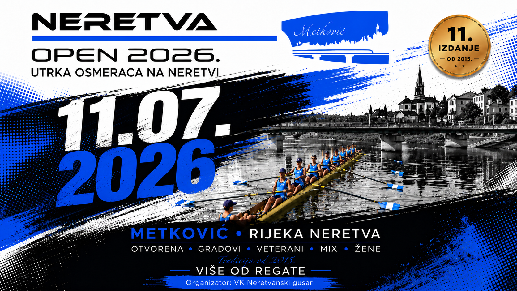 Najavljujemo XI. Neretva Open!